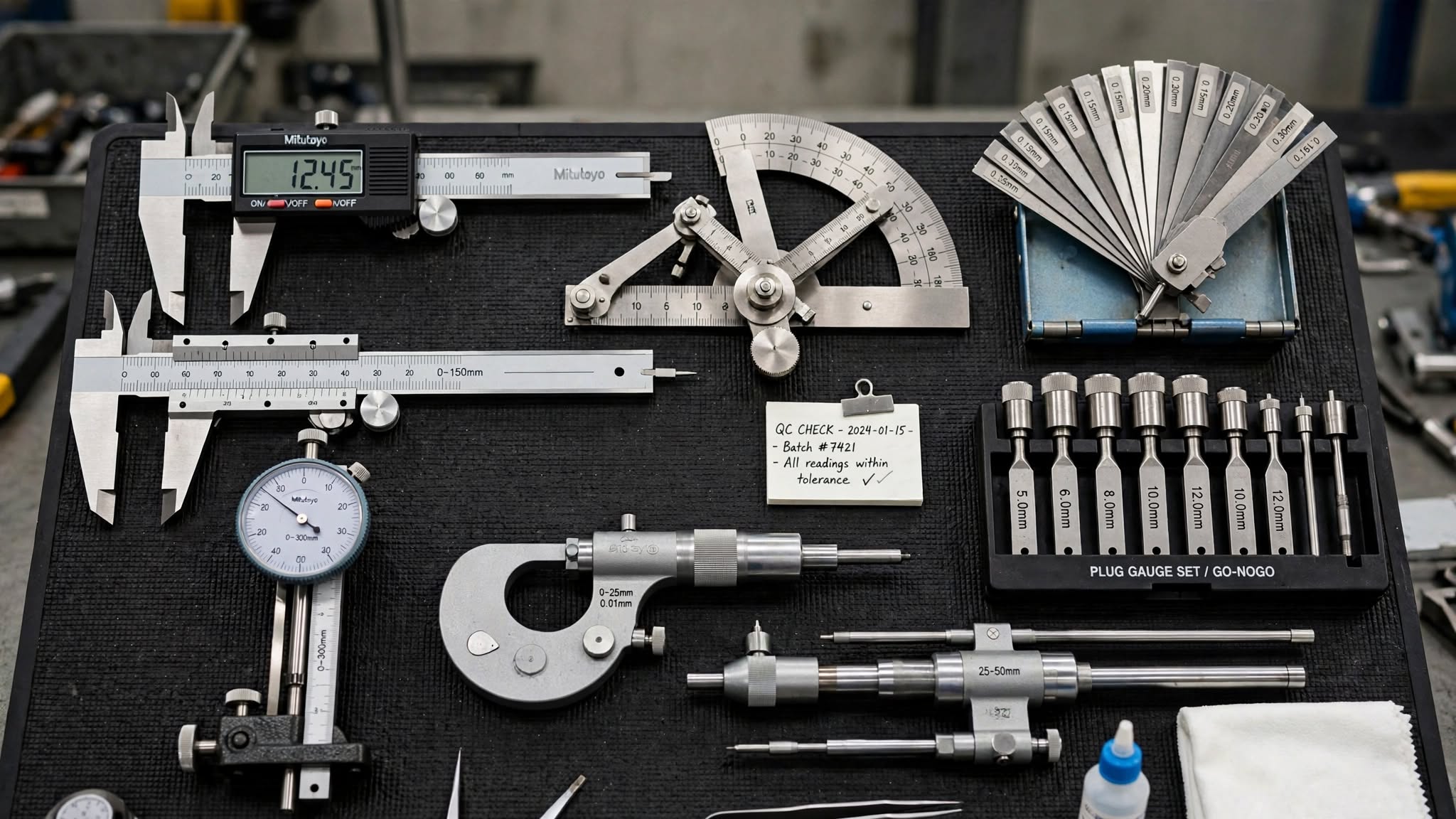 Conjunto de instrumentos de medición